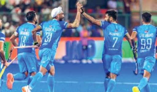 भारत ने मलेशिया काे राेमांचक मुकाबले में हराया